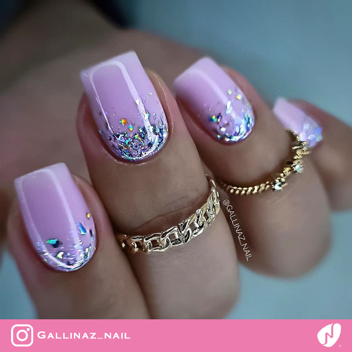 Sparkle Pastel Nails